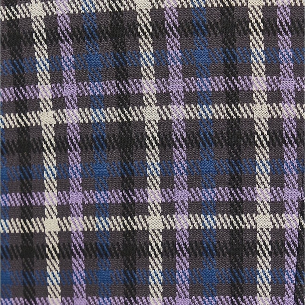 Torrid Plus Size 80’s Style Plaid Women's Jacket Blazer Purple Size 2X NWOT - Picture 5 of 5